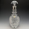 1979 British vintage cut glass sterling silver decanter Mappin and Webb